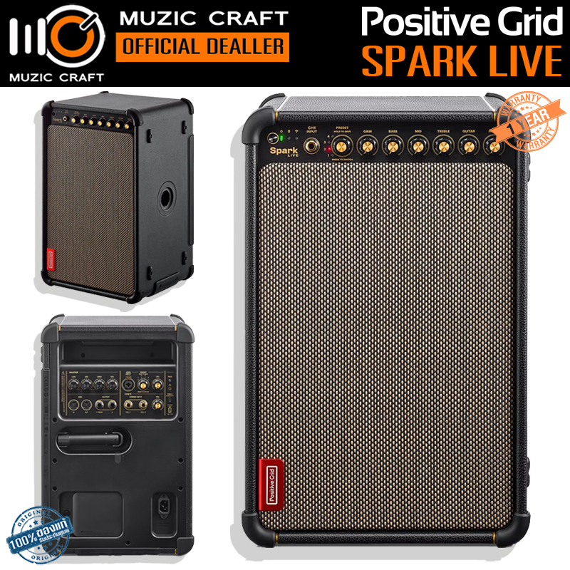 Positive Grid Spark Live *ของแท้รับประกัน 1ปี* 4-Channel Smart Amp & PA System, แอมป์กีต้าร์