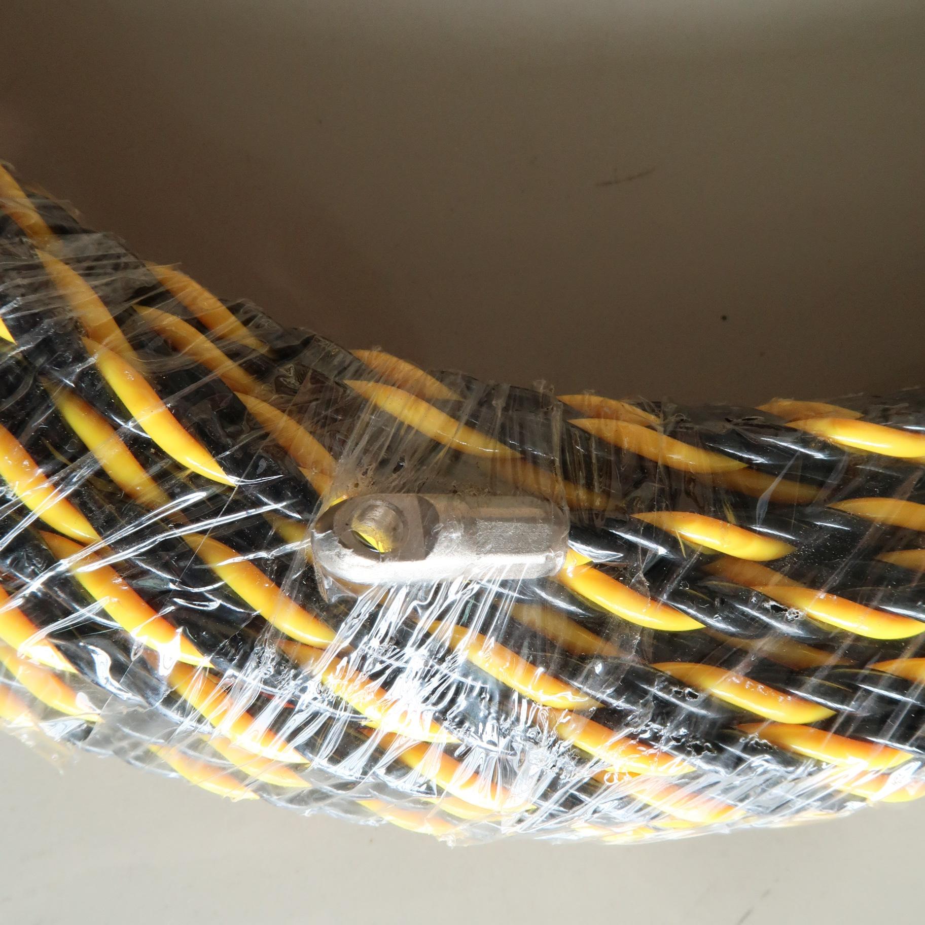 ฟิชเทปไนล่อน 6.5 มม. (สีดำ-เหลือง) Y-PULL