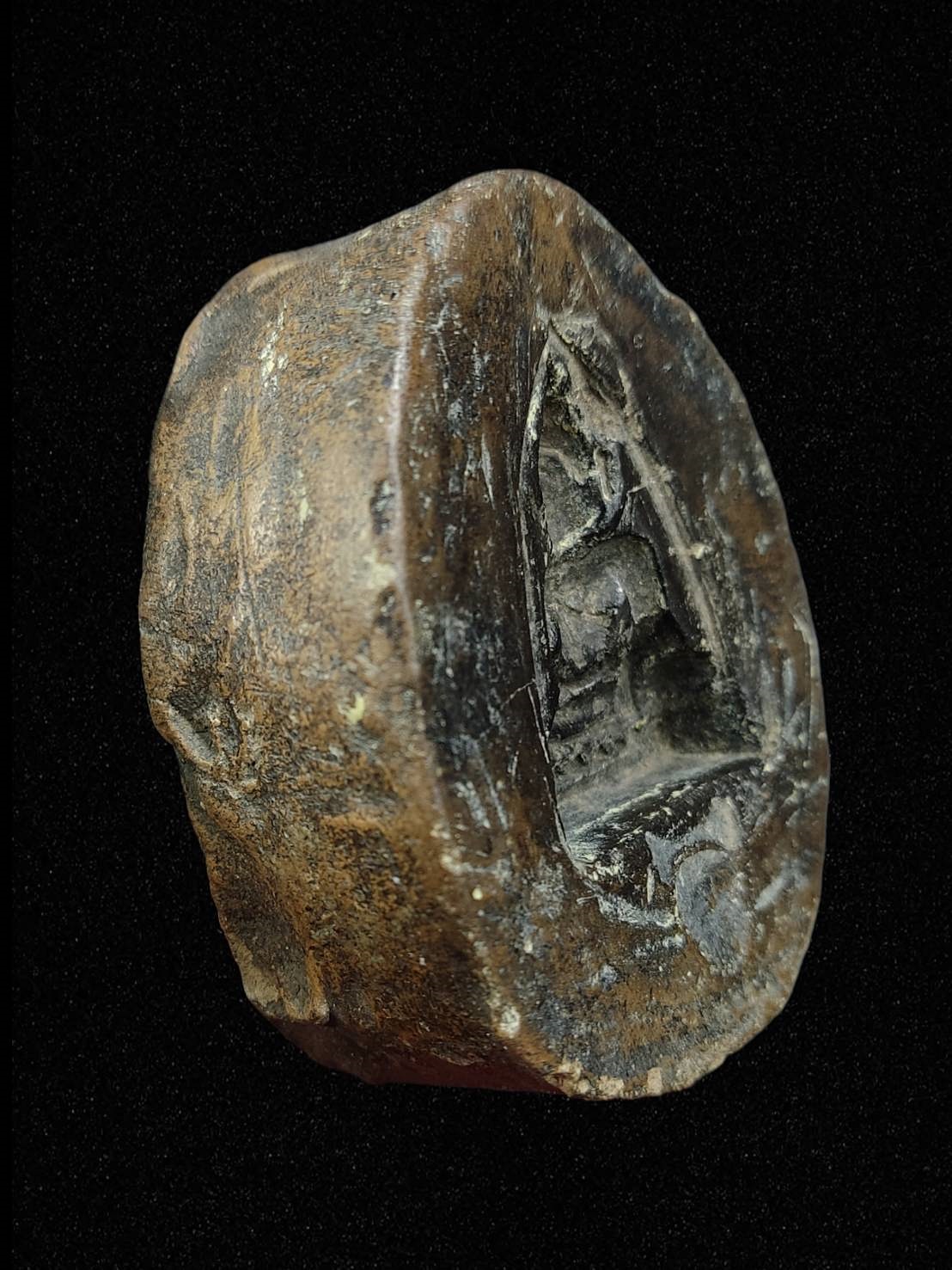 บล็อคแม่พิมพ์ พิมพ์หลวงพ่อโตบางกระทิง เนื้อดิน สภาพเก่าถึงยุค