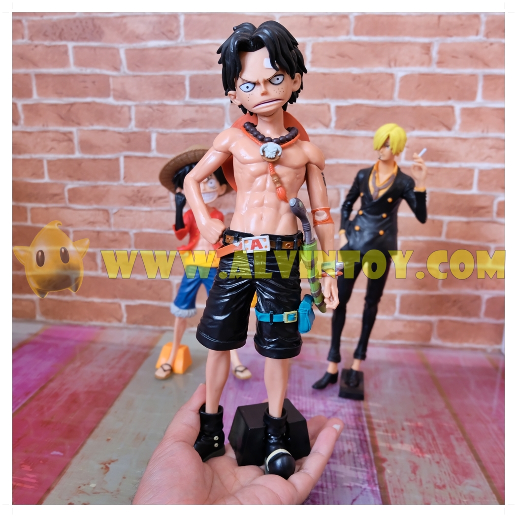 Figures One Piece โมเดล Luffy - ลูฟี่ Sanji - ซันจิ Portgas D. Ace - เอส