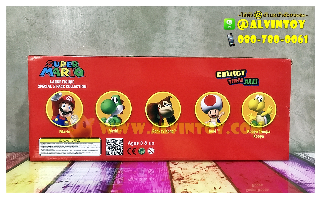 Figures Characters Mario - มาริโอ้ 5 ตัว