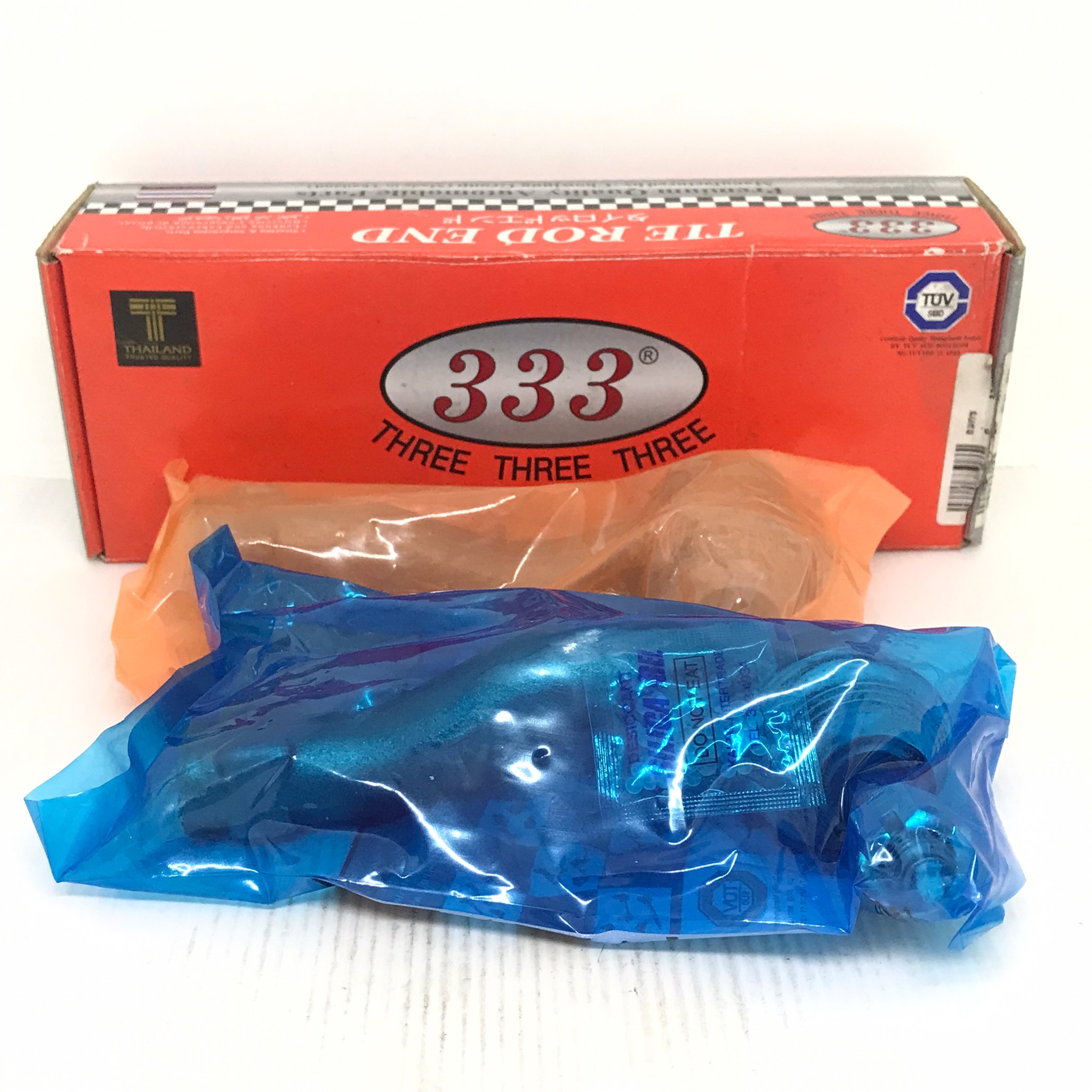 (2 ตัว) ลูกหมากคันชักสั้น TOYOTA WISH / ANE11 ปี 2005-On / RAV4 ปี 2000 -On โตโยต้า คอมมูเตอร์ / เบอร์ 3E-3921 / 45046-49095 / 45047-49025 / ยี่ห้อ 333 / Three Three Three (TIE ROD END) 1 คู่