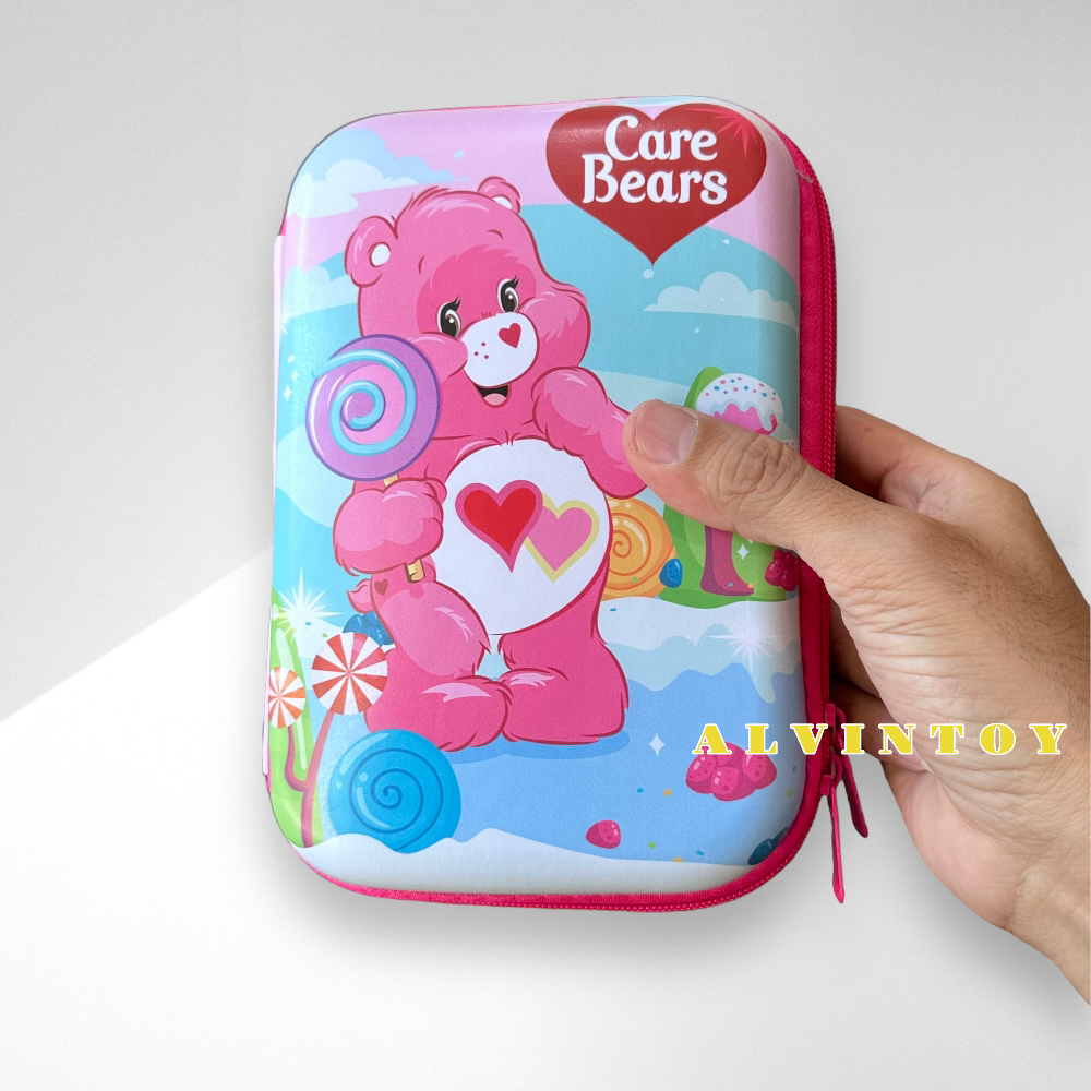กระเป๋าดินสอไฟเบอร์ซิปรอบ CARE BEARS ตุ๊กตาแคร์แบร์