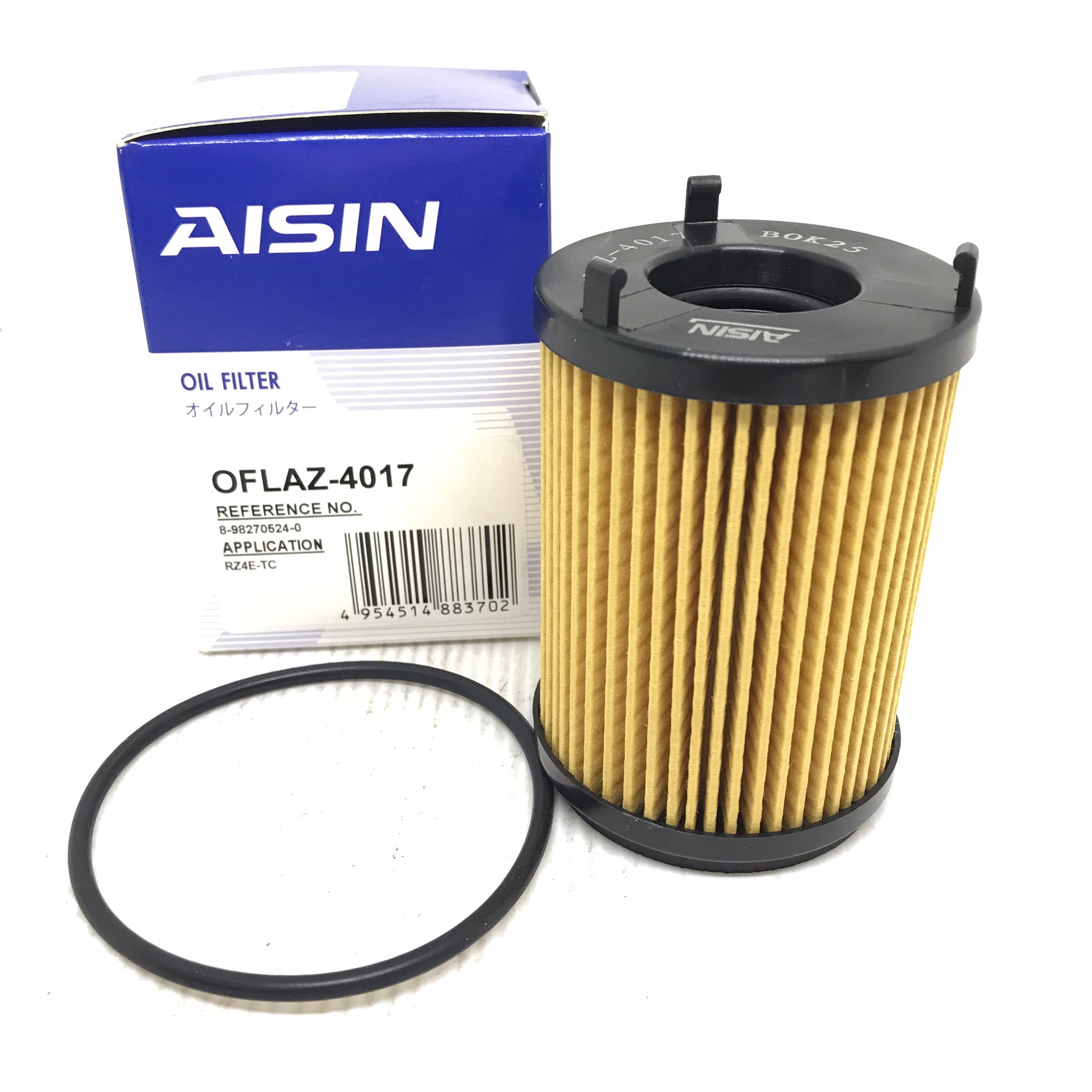 กรองเครื่อง ไส้ กรอง น้ำมันเครื่อง ไส้กรองน้ำมันเครื่อง ISUZU D-MAX 1.9 BLUE POWER พร้อมยางโอริง ยี่ห้อ AISIN / OFLAZ-4017 / OFLAZ4017