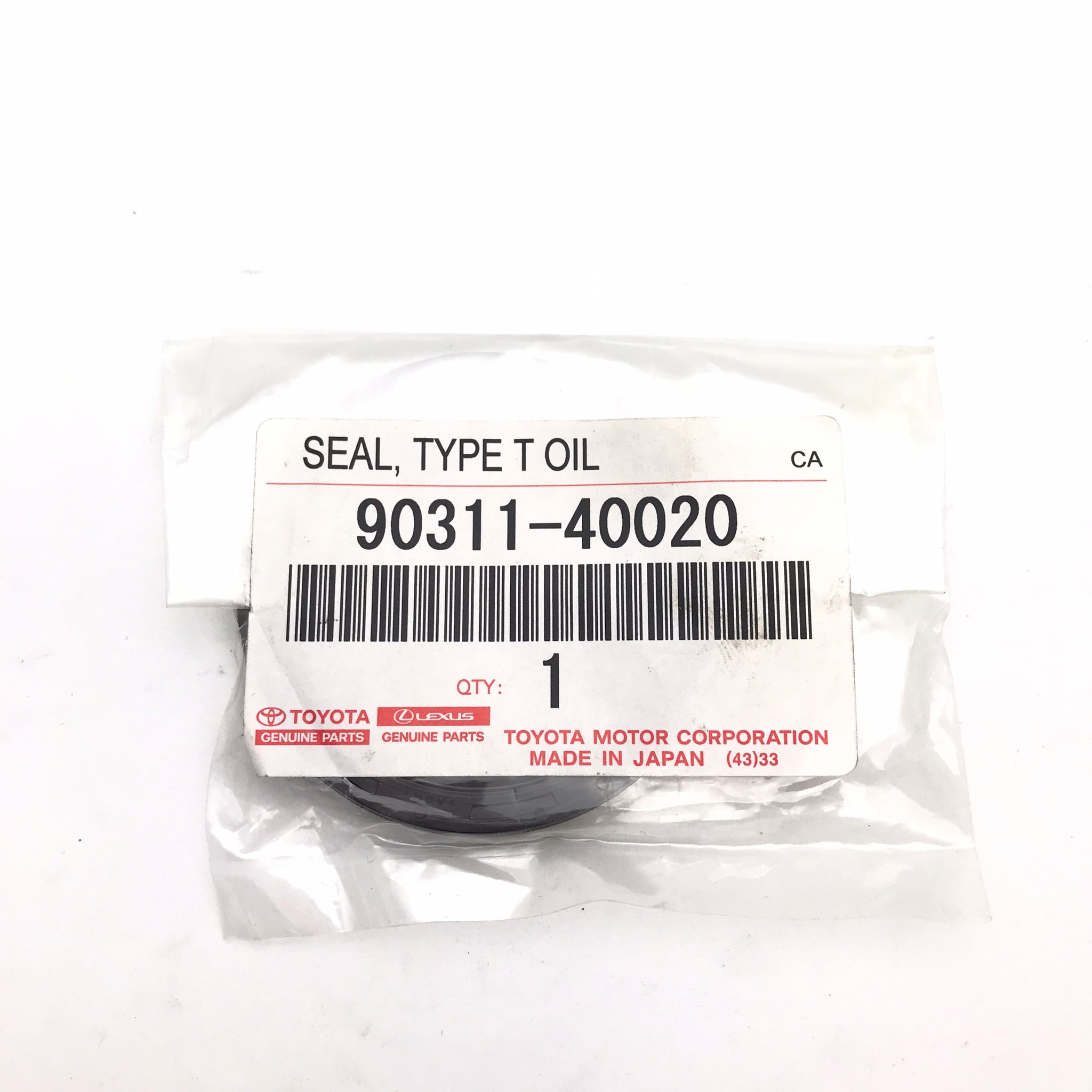 (แท้ศูนย์) ซีลราวลิ้น TOYOTA 1JZGE / 2JZGE โตโยต้า / ขนาด ใน 40.5 นอก 52.5 สูง 6.5 มิล / เบอร์ 90311-40020 / ยี่ห้อ TOYOTA