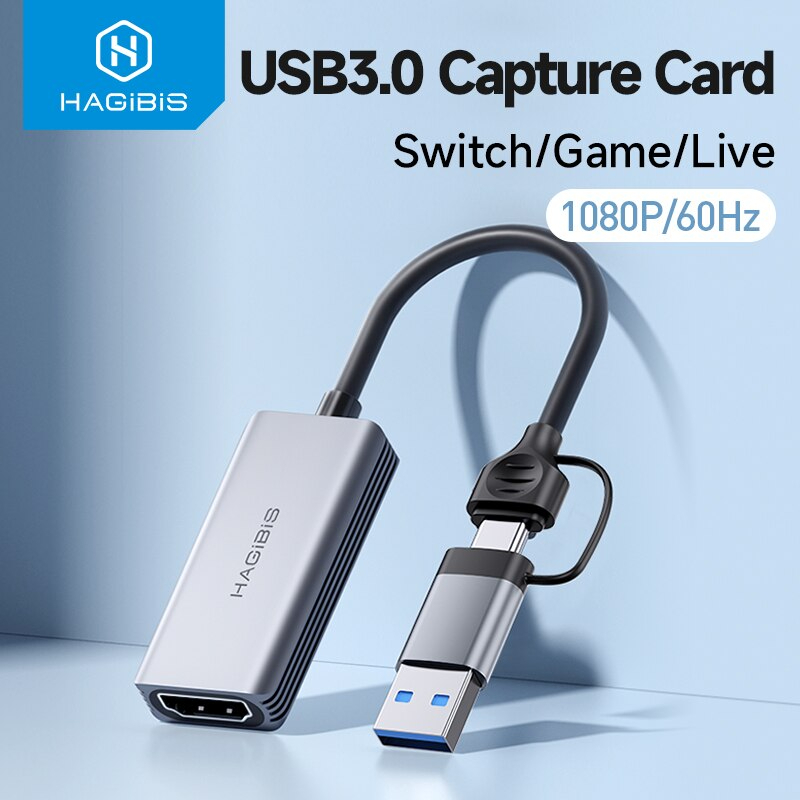 Hagibis Type-C HDMI 1080P HD screen capture Ninswitch Laptop