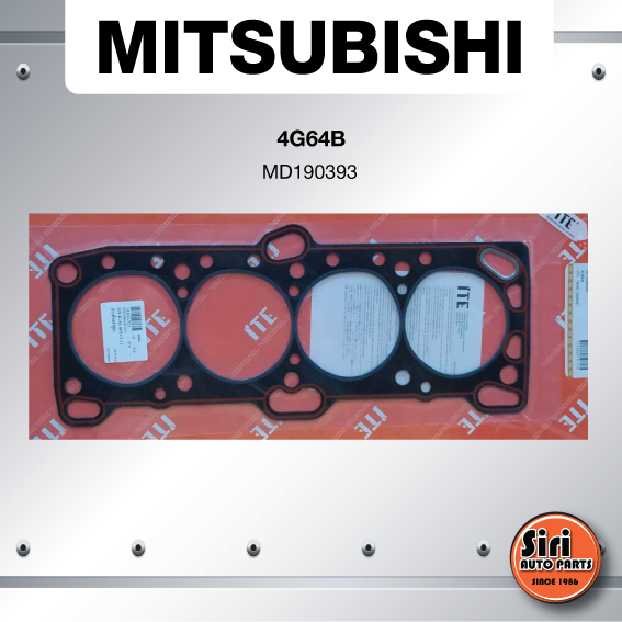 (ประกัน 1 เดือน) ประเก็นฝาสูบ MITSUBISHI 4G64B มิตซูบิชิ MD190393 (แบบไฟเบอร์) ยี่ห้อ ITE