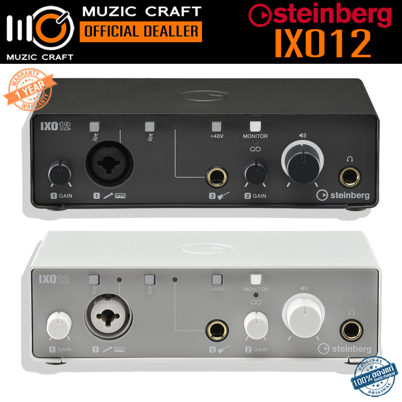 Steinberg IXO12 *ของแท้รับประกัน 1ปี* USB-C Audio Interface, ออดิโออินเตอร์เฟส iOS/ Mac/ Windows