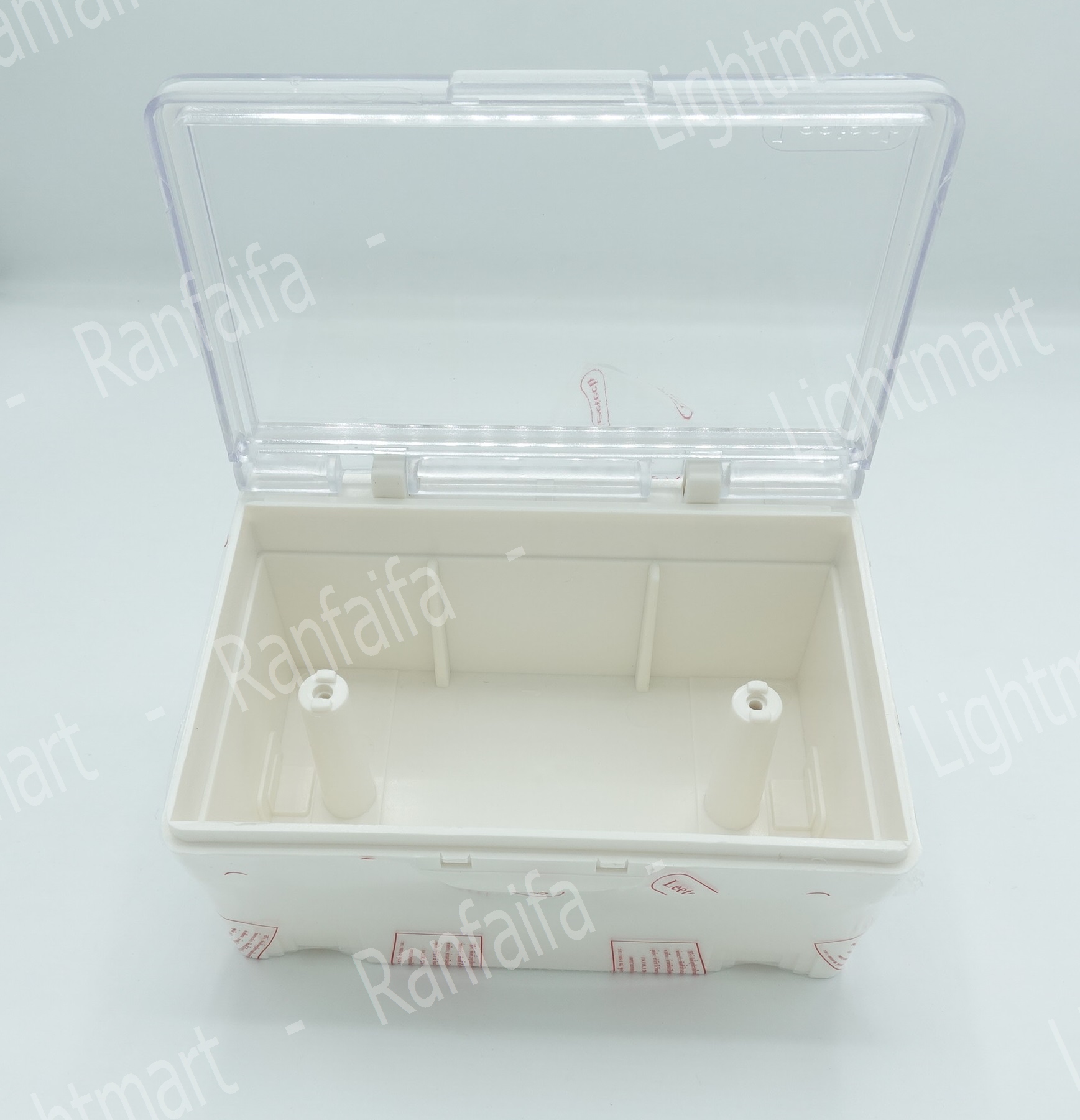 กล่องลอยกันน้ำ (ฝาใส) แนวนอน Leetech