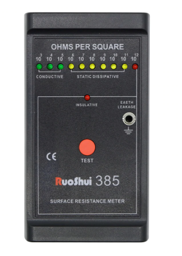เครื่องวัดไฟฟ้าสถิตย์ RuoShui 385 Surface Resistance Tester