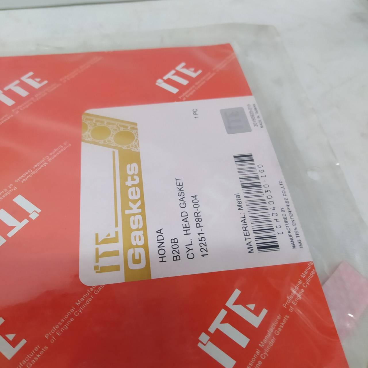 ประเก็นฝาสูบ HONDA B20B / B20Z / CR-V 1996-2001 / ฮอนด้า ซีอาร์วี ICH040030-IG0 / 12251-P8R-004 (แบบเหล็ก) ITE