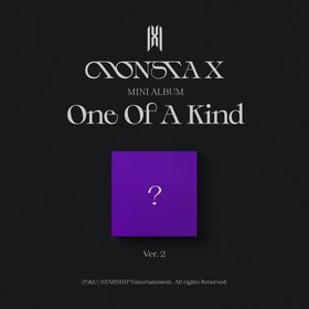 ( Pre-Order ) MONSTA X Mini Album One Of A Kind ( ver 2 ) + Poster วางจำหน่าย 2 / 6 / 2021