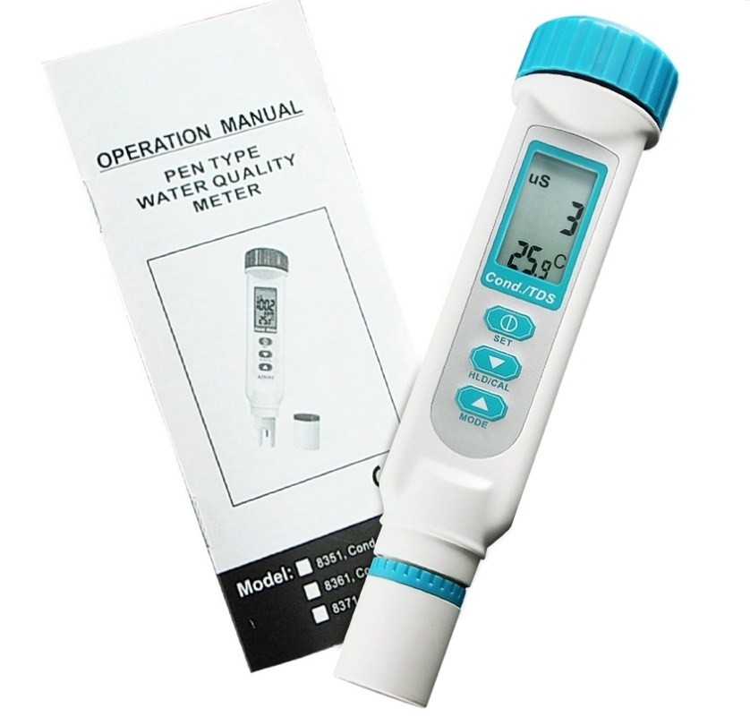 เครื่องวัดปริมาณของแข็งที่ละลายน้ำ 3 in 1 (TDS) ค่าการนำไฟฟ้าของของเหลว (EC Conductivity) และอุณหภูมิ Auto calibration