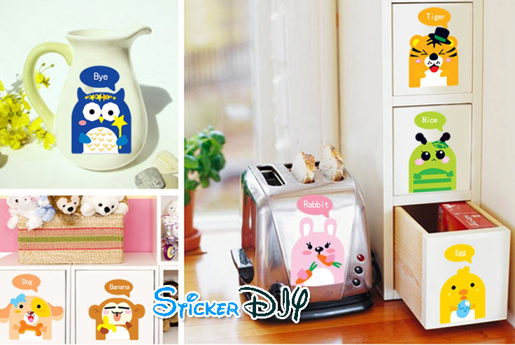 Transparent Wall Sticker สติ๊กเกอร์ติดสวิตช์ไฟ แมวน้ำ New (7x12.5cm.)
