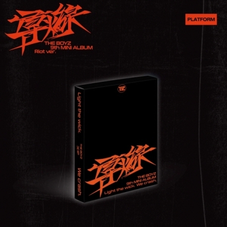 ( Pre-Order ) THE BOYZ 9th Mini Album 導火線 ( Platform ver ) Riot ver * ไม่มี Poster พับ * วางจำหน่าย 29 / 10 / 2024