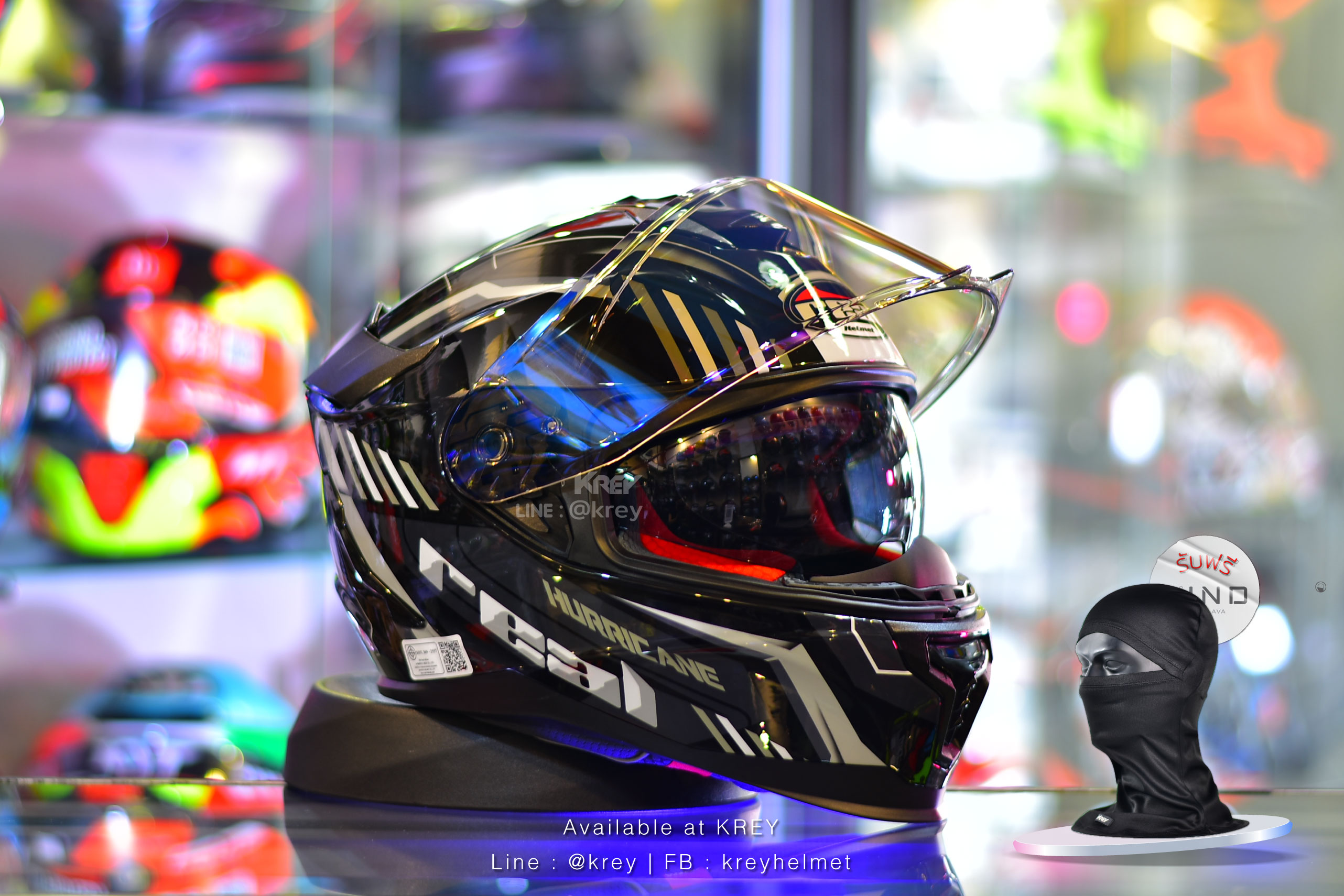 Real model Hurricane Kona Black Grey