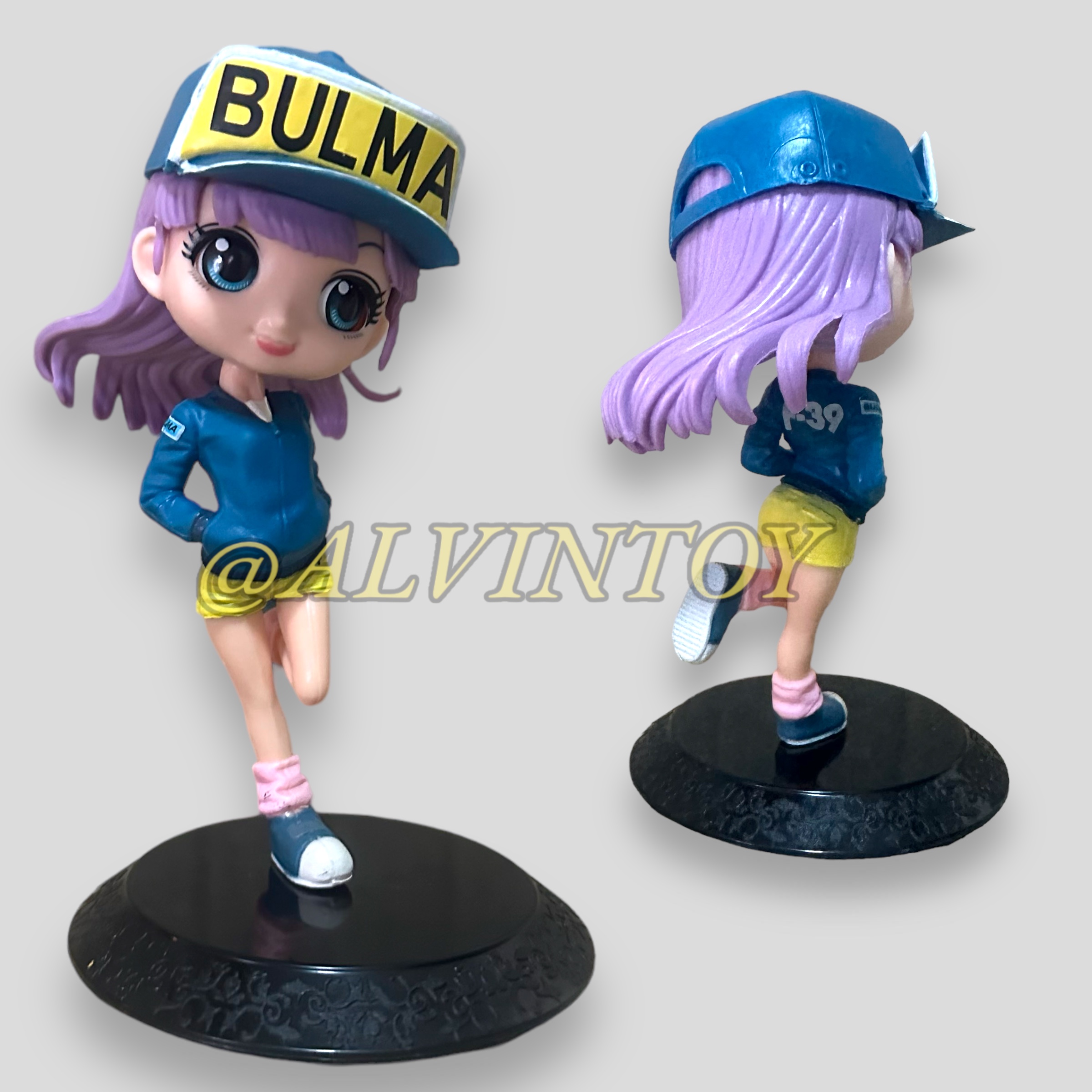 โมเดล Bulma - บลูม่า DragonBall Z ชุด 4 ตัว พร้อมฐานวาง ขนาดความสูง 13.5 ซม.