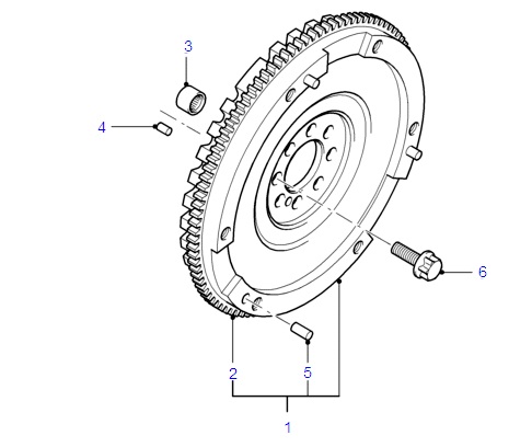 [Pre-Order] แท้ศูนย์ ลูกปืนปลายเกียร์ ลูกปืนฟลายวิล MAZDA BT50 PRO ปี11 2.2 RANGER12 T6 ของใหม่! (รูปจริง) /F-214930, 410 0117 10