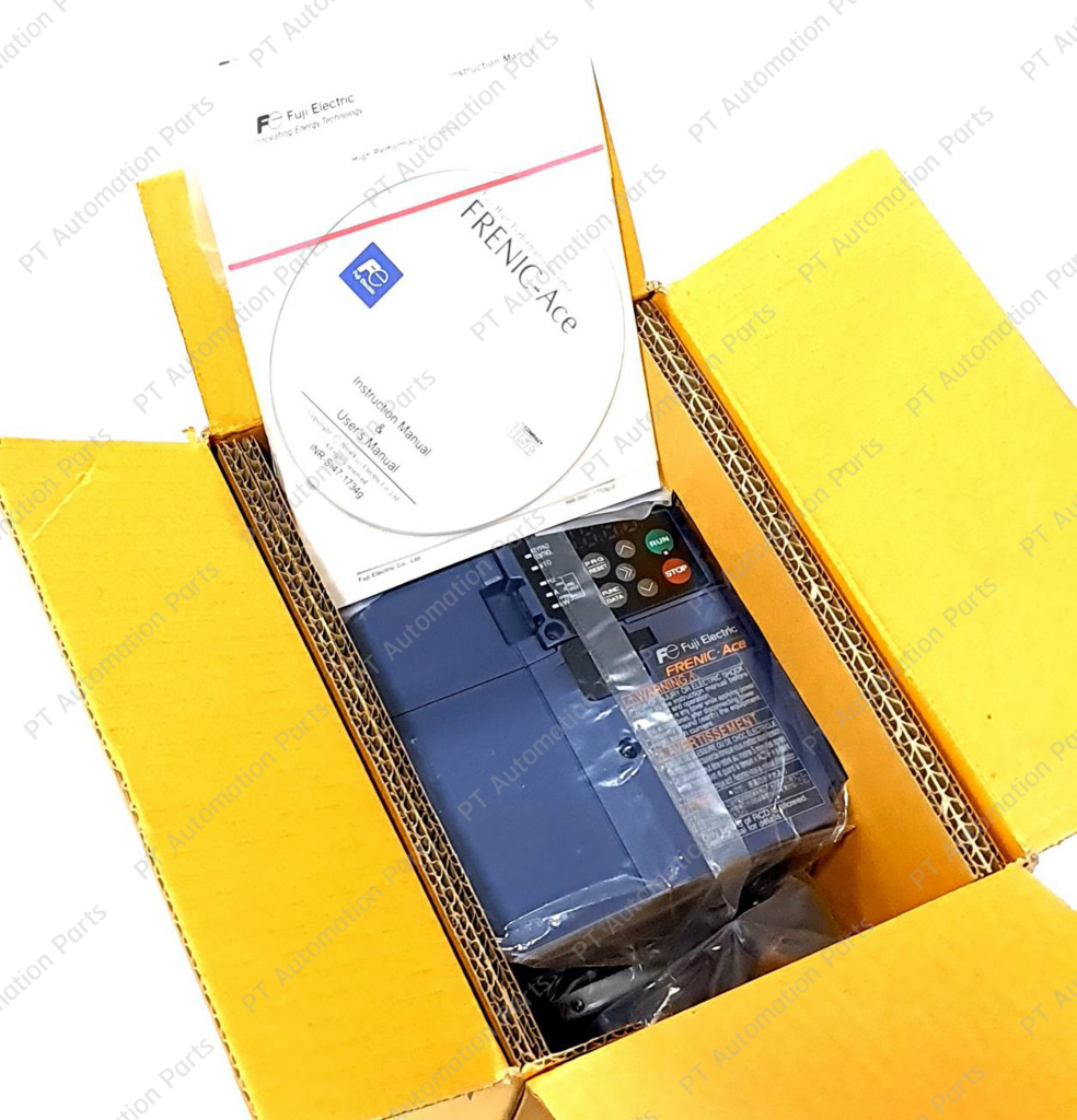 FUJI Electric FRN0006E2S-4GB AC Drive Inverter 1.5KW 2HP Input 3-Phase 380-480V Output 3-Phase 380-480V 1-500Hz FRENIC-ACE อินเวอร์เตอร์ ฟูจิ เครื่องควบคุมความเร็วรอบมอเตอร์ 2แรงม้า