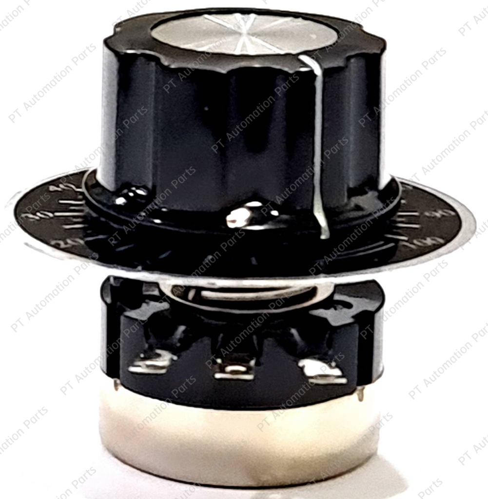 โวลุ่ม Tokyo Cosmos RV24YN20S B102 B202 B103 B502 B503 1/2W 1K 2K 5K 10K 50K Carbon Potentiometer with knob ø24mm โวลุ่ม 3ขา สำหรับต่อควบคุมภายนอกอินเวอร์เตอร์ และใช้กับงาน DIY ต่างๆ