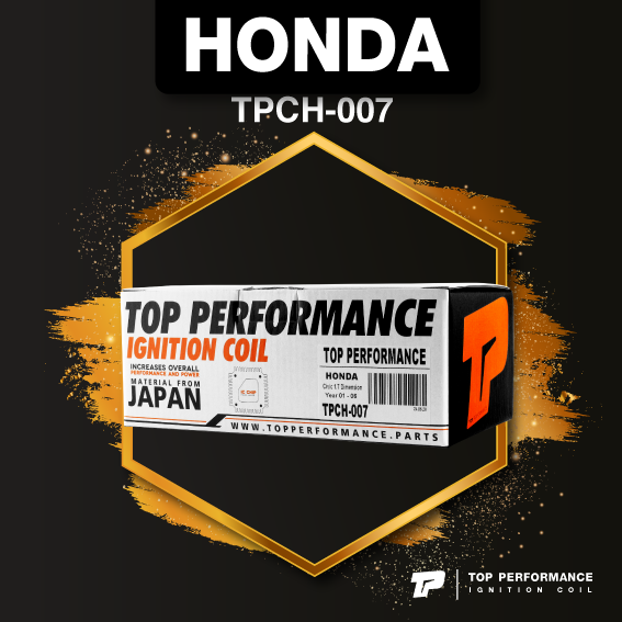 (ประกัน 3 เดือน) คอยล์จุดระเบิด HONDA - CIVIC ES 1.7 DIMENSION / D17Z - TPCH-007 - MADE IN JAPAN - คอยล์หัวเทียน ฮอนด้า ซีวิค ไดเมนชั่น