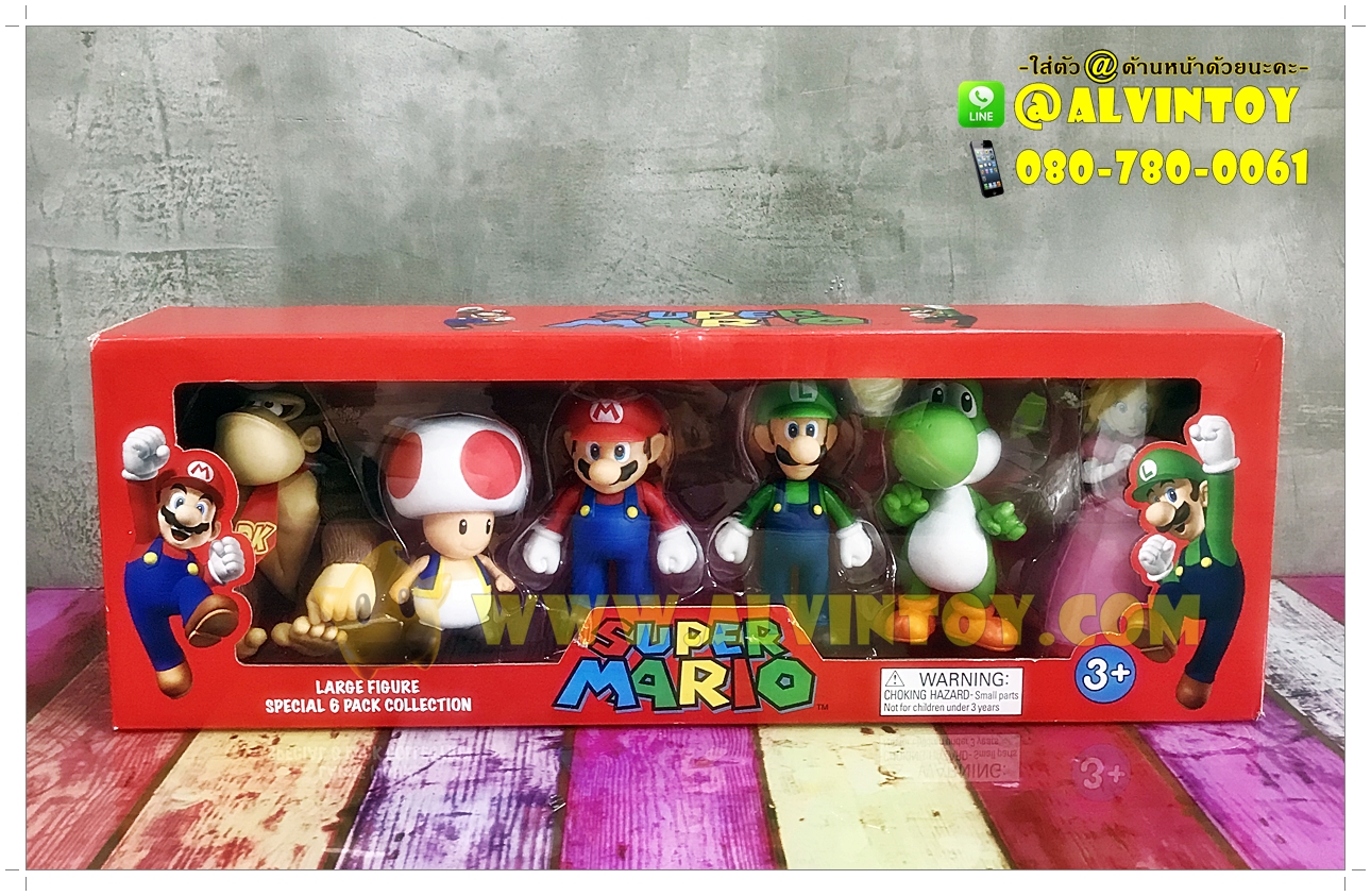 Figures Characters Mario - มาริโอ้ 6 ตัว