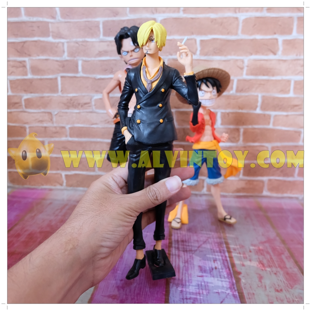 Figures One Piece โมเดล Luffy - ลูฟี่ Sanji - ซันจิ Portgas D. Ace - เอส