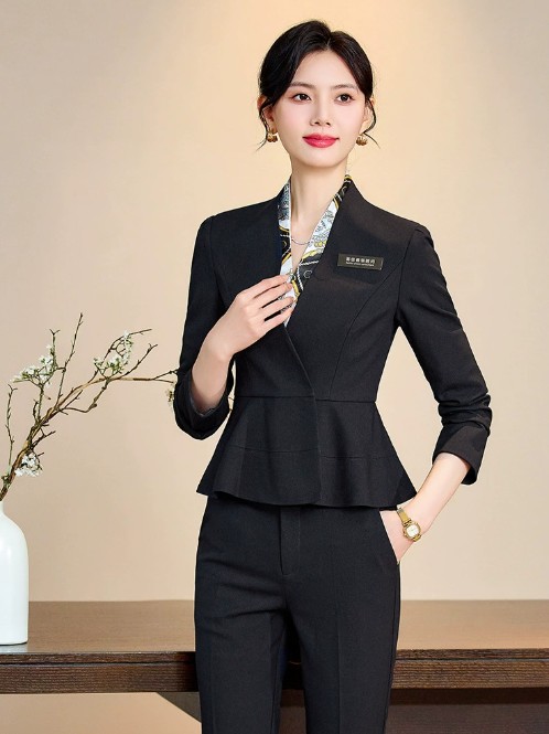 ชุดสูท ชุดพนักงานแผนกต้อนรับโรงแรม ชุดพนักงานร้านขายเครื่องประดับ ชุดพนักงานขาย
