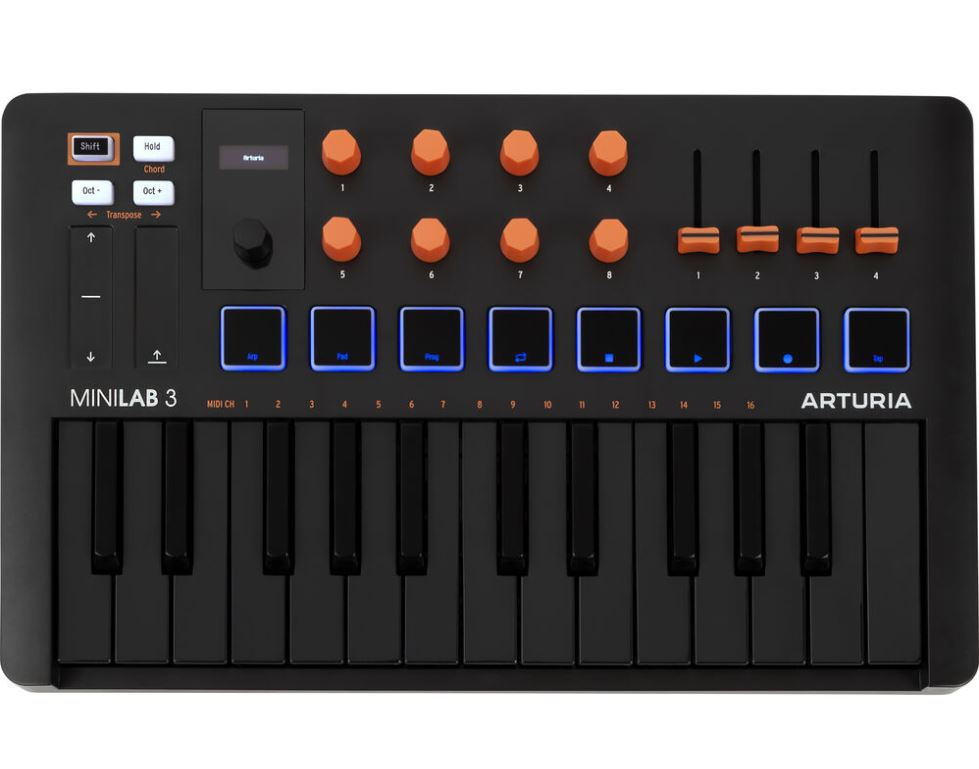 Arturia MiniLab 3 *ของแท้รับประกัน 1ปี* มิดิคีย์บอร์ดคอนโทรลเลอร์ 25 Key MIDI Keyboard Controller