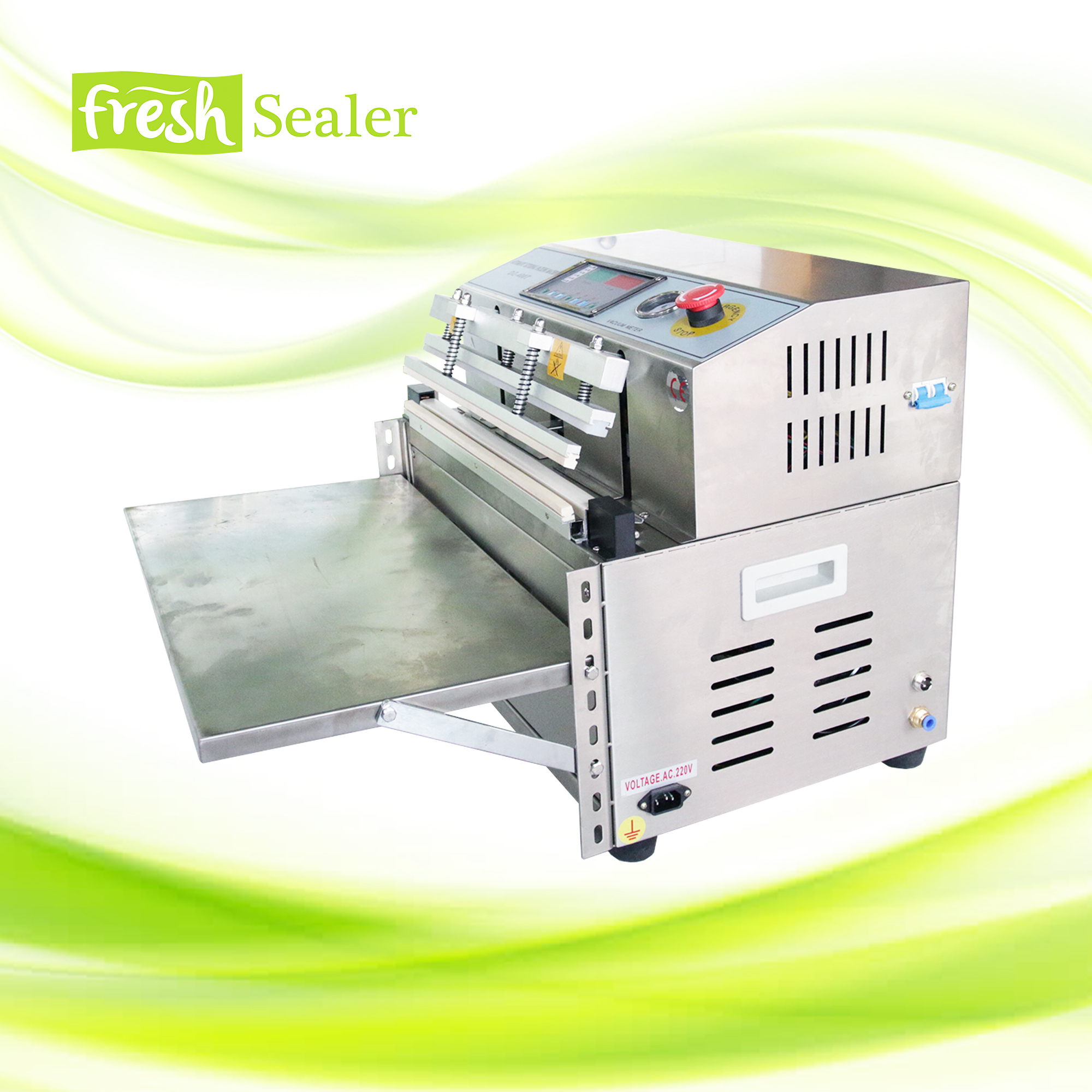 เครื่องซีลสูญญากาศ เติมไนโตรเจน รุ่น DZ-400T จาก Fresh Sealer