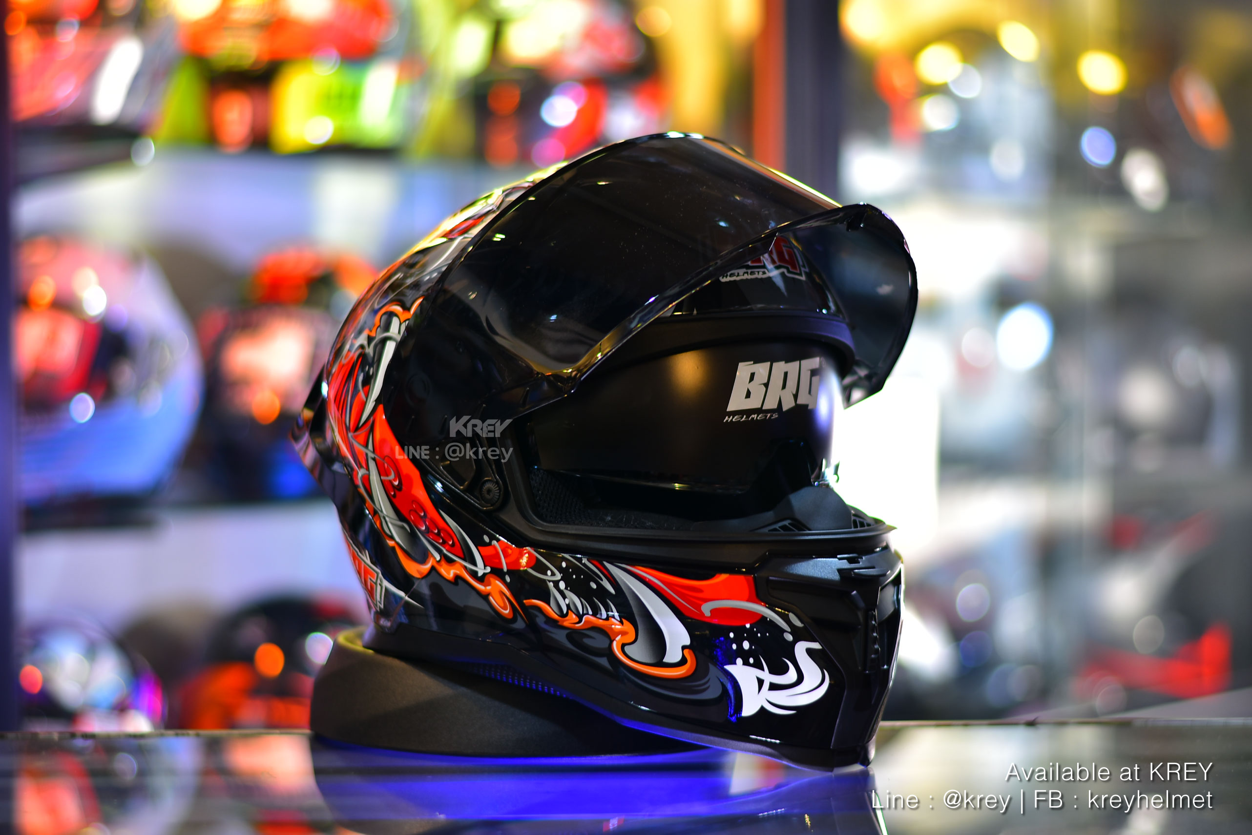 BRG model BR-23 Monster Glossy Red