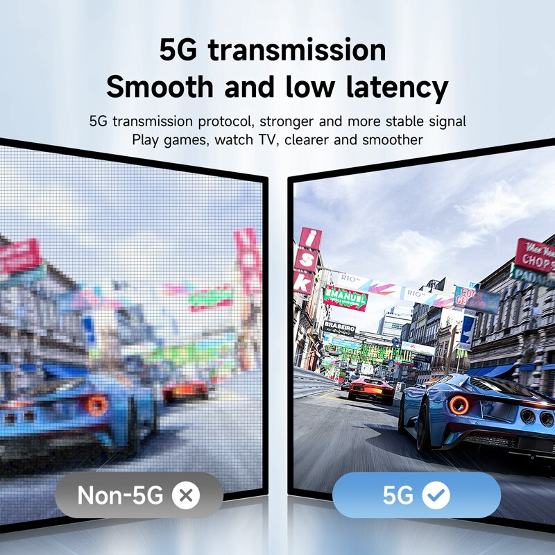 Hagibis WD1402 4K HDMI Wireless HD Transmitter and Receiver Kit, 2.4/5GHz Wireless HDMI Extender Kits to Monitor