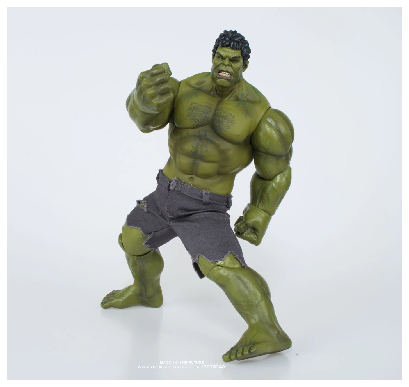 Figure The Hulk - โมเดล เดอะฮัค กางเกงผ้า เปลี่ยนมือได้