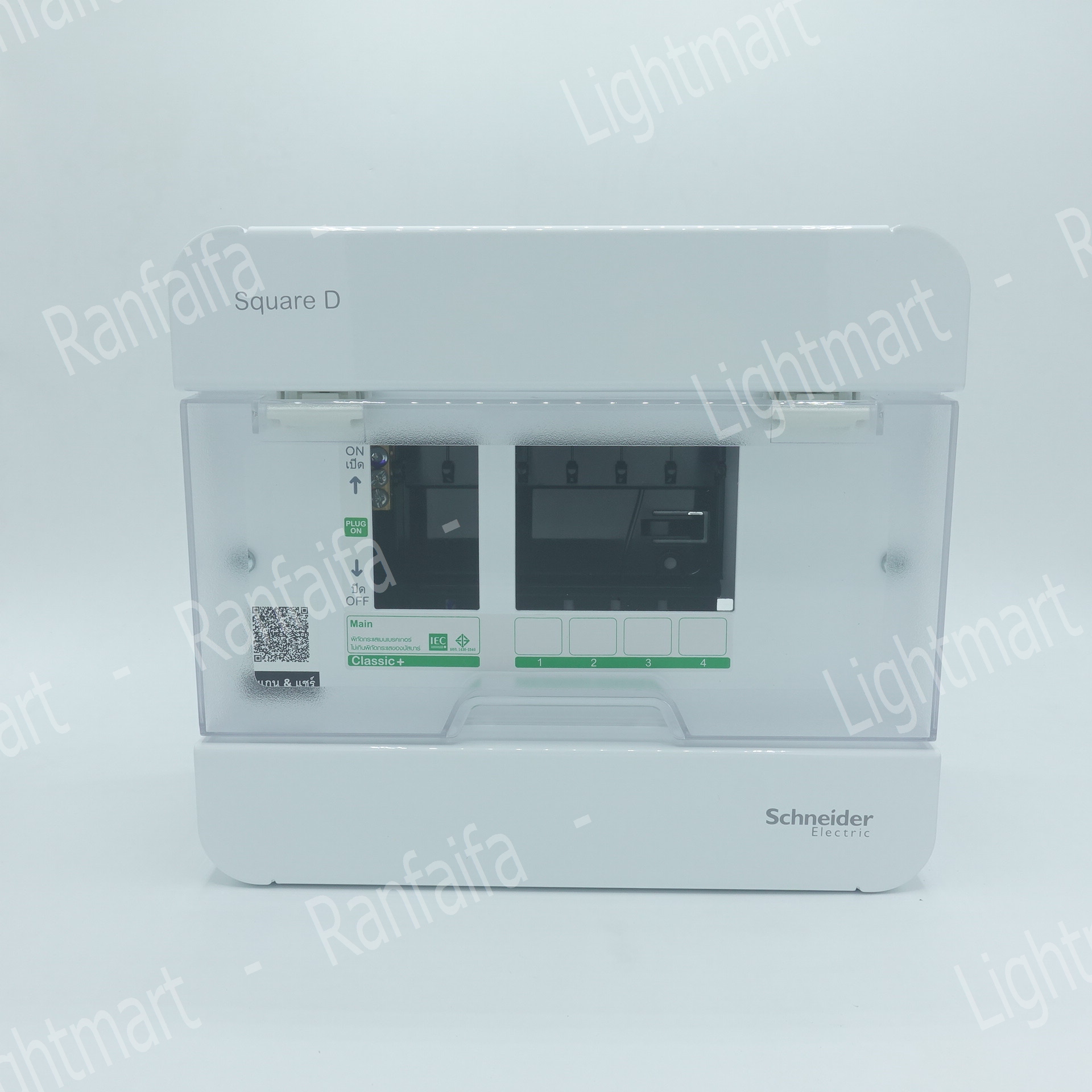 ตู้ Consumer Unit 2P ขนาด 4-18 ช่อง Schneider