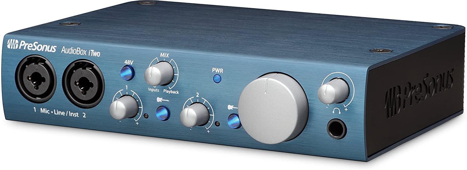 Presonus AudioBox iTwo *ของแท้รับประกัน 1ปี* USB ออดิโออินเตอร์เฟส รองรับ Mac/PC ต่อ iPad ได้เลย ไม่ต้องมีสายแปลง ฟรี!!ซอฟต์แวร์ Studio One Artis ฯลฯ