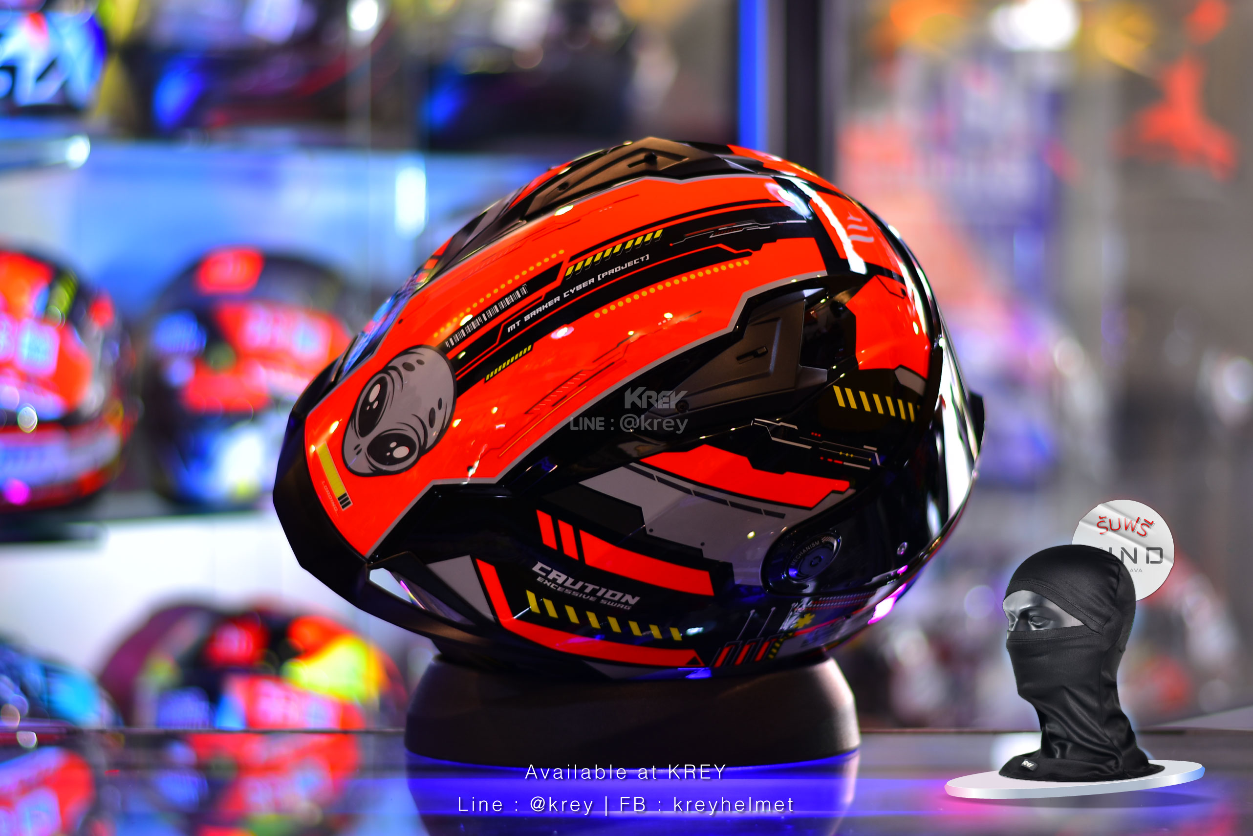 MT model BRAKER SV CYBER GLOSSY RED