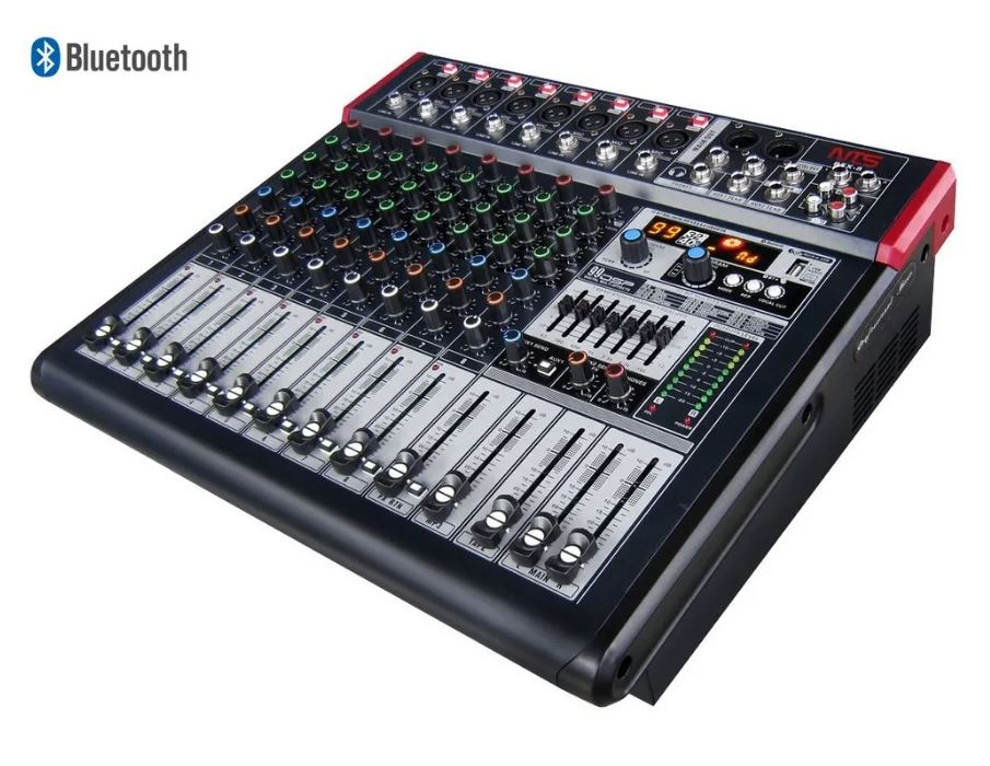 NTS PFX-8 *ของแท้รับประกัน 1ปี* เพาเวอร์มิกเซอร์ 8-Ch, 200W Power Mixer, Built-in FX. Bluetooth, USB