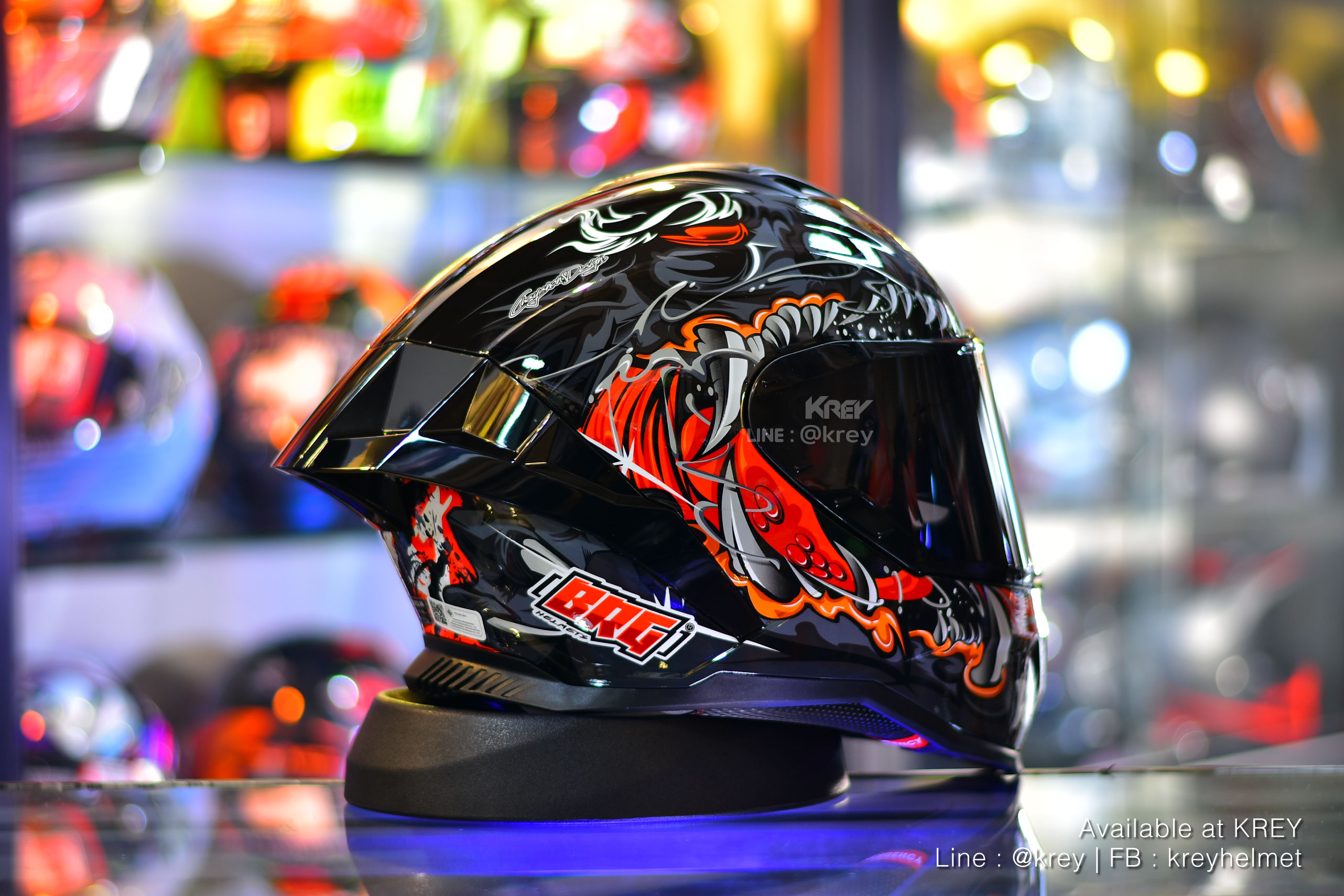 BRG model BR-23 Monster Glossy Red