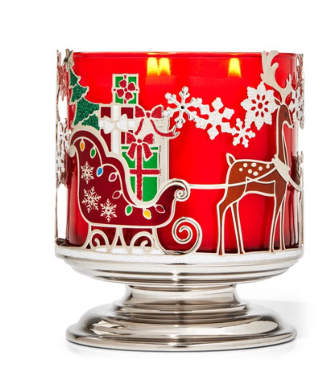 SANTA'S SLEIGH PEDESTAL