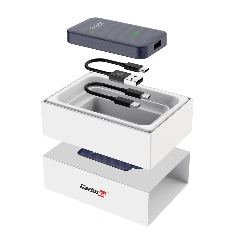 ของแท้ ส่งจาก กทม ประกันไทย Carlinkit 4.0-Wireless Apple CarPlay and Android auto Dongle for Factory Wired CarPlay