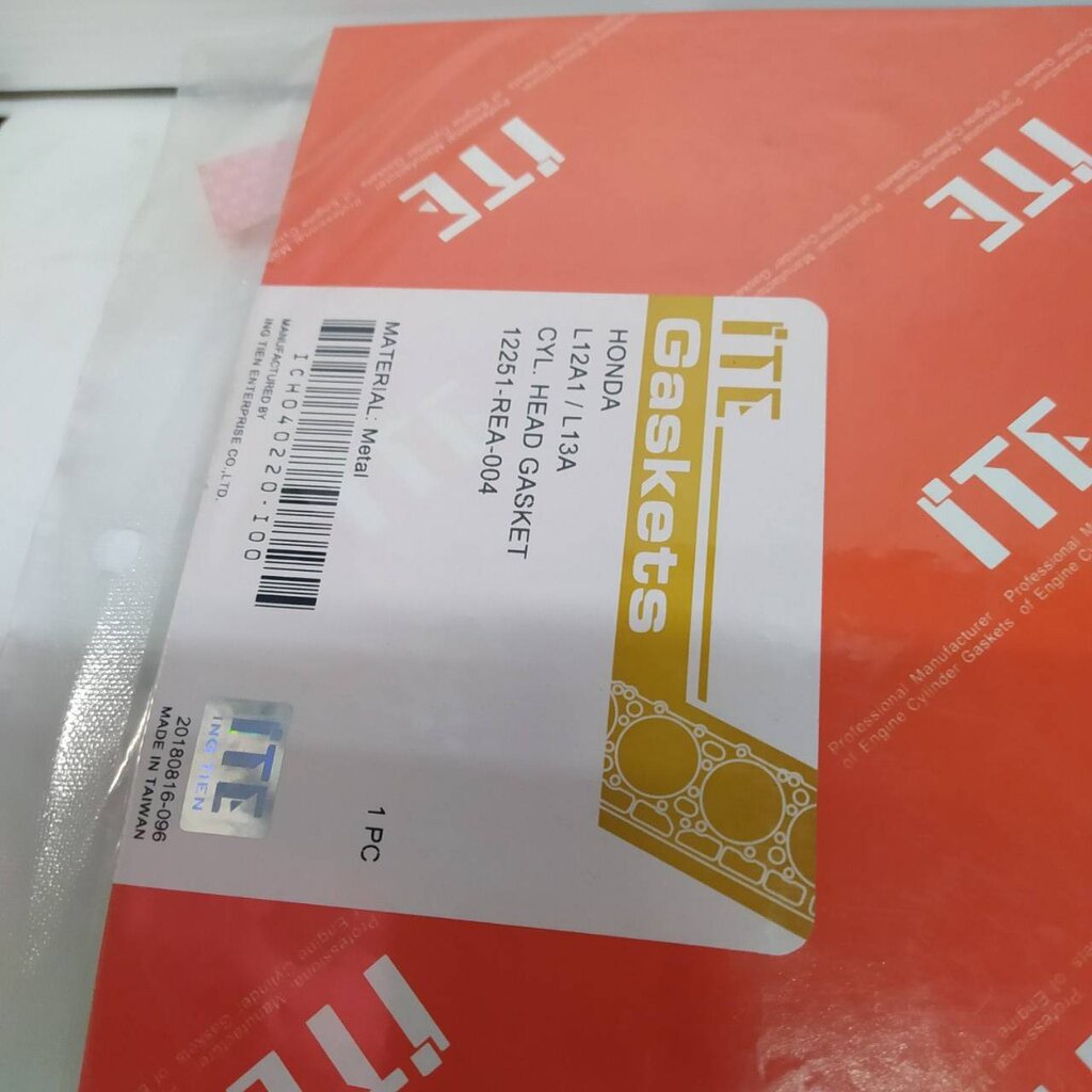 (ประกัน 1 เดือน)ประเก็นฝาสูบ HONDA L13A / L15A JAZZ ปี 2004-2005/ CITY ปี 2003-2008 รุ่น 8 หัวเทียน ฮอนด้า แจ็ส / ซิตี้ / ICH040220-I00 / 12251-REA-004 (แบบเหล็ก) ITE