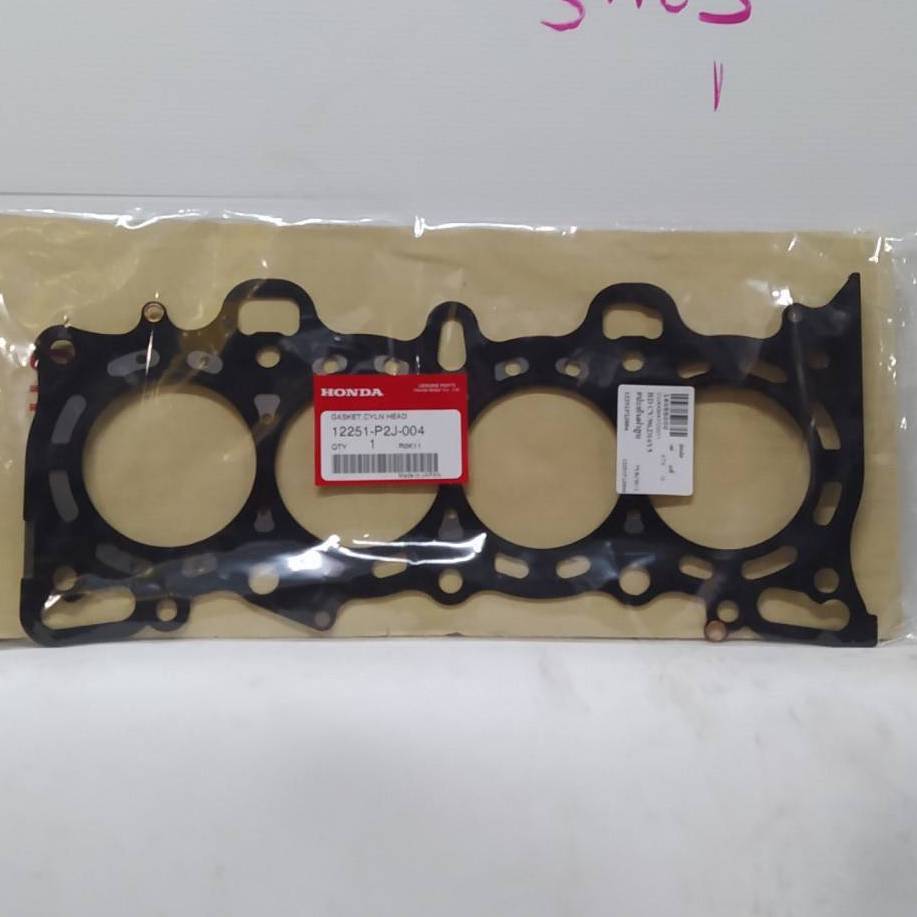 (แท้ศูนย์) (ประกัน 1 เดือน) ประเก็นฝาสูบ HONDA D16B / D16Y / D15Z / CITY ปี 1996-2001 ฮอนด้า ซิตี้ / 12251-P2J-004 (แบบเหล็ก)