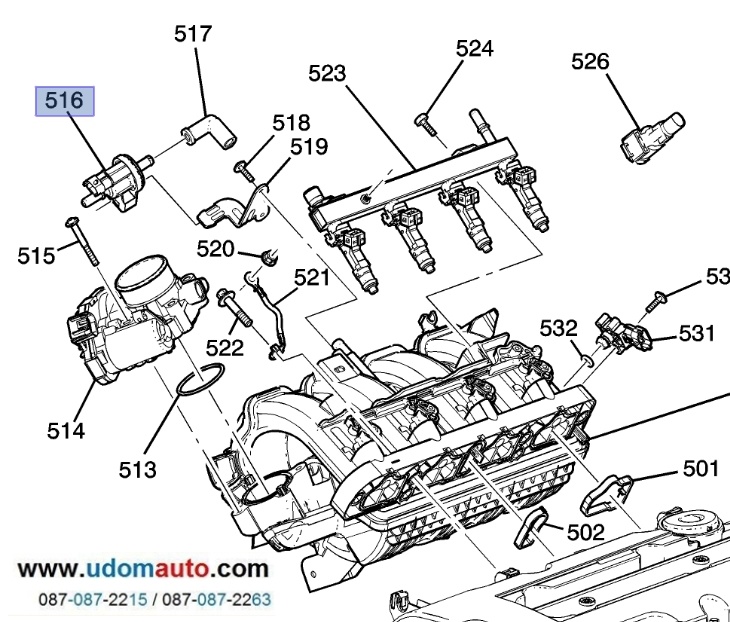 วาวล์โซลินอยด์ CHEVROLET SONIC 1.4L / GMแท้ 2013-2014 *