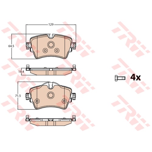 ผ้าดิสเบรค-หน้า MINI F56