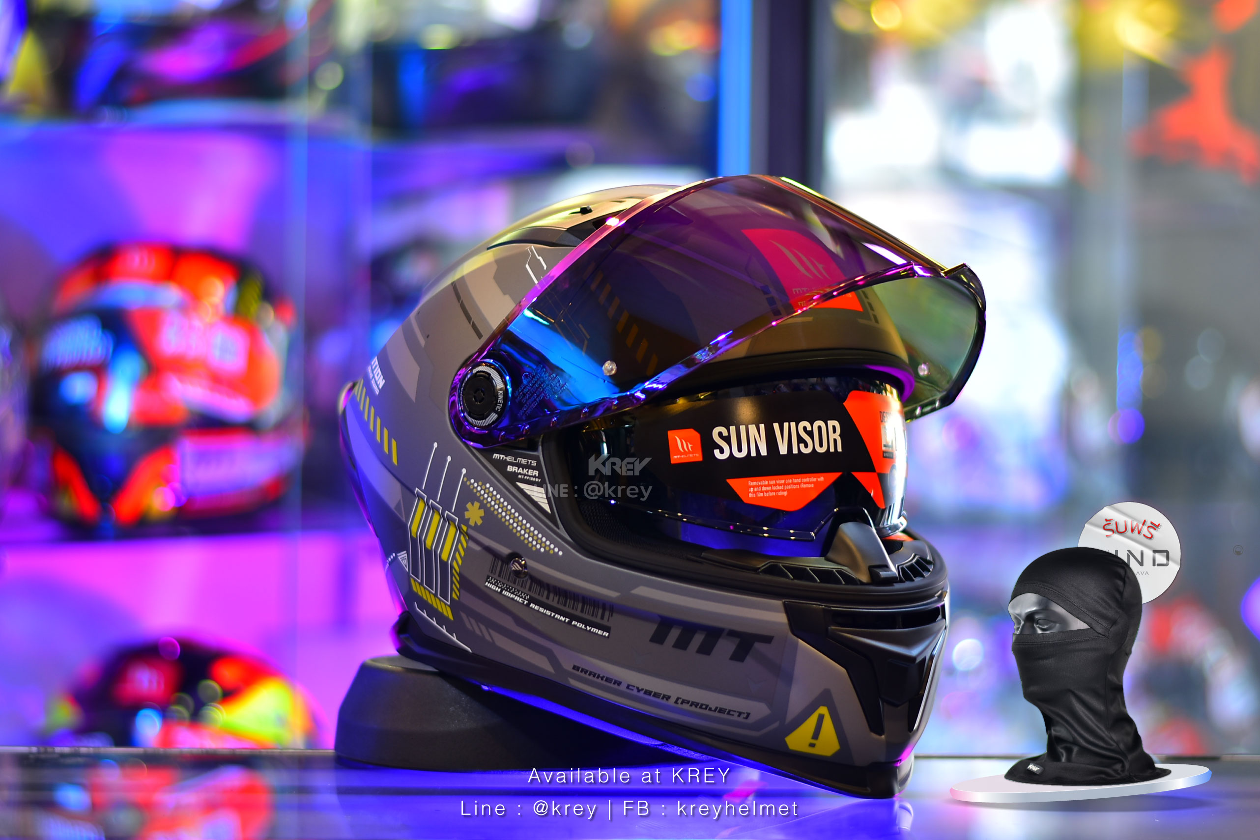 MT model BRAKER SV CYBER MATT GREY