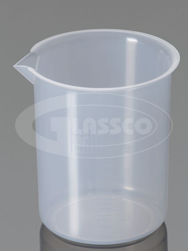 Beaker Plastic PP With Out-Handle - GLASSCO