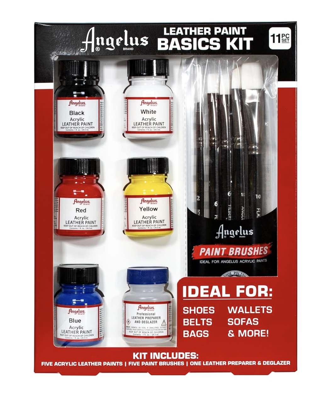 Angelus leather paint ชุดbasics kit ของแท้ usa 🇺🇸