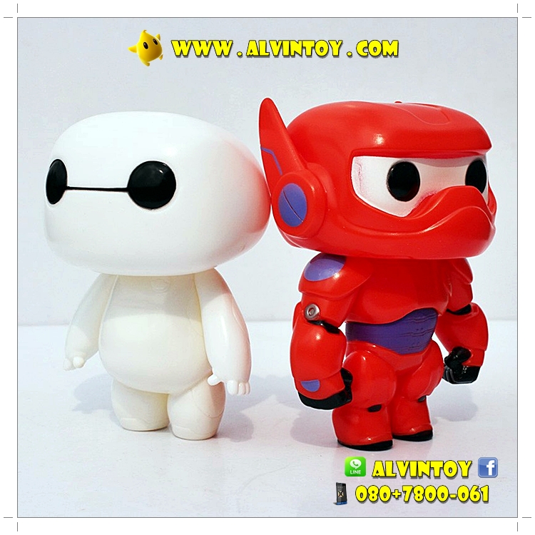 Figure Baymax - ฟิกเกอร์ เบย์แม็กซ์ 2 ตัว (ขาว - แดง)