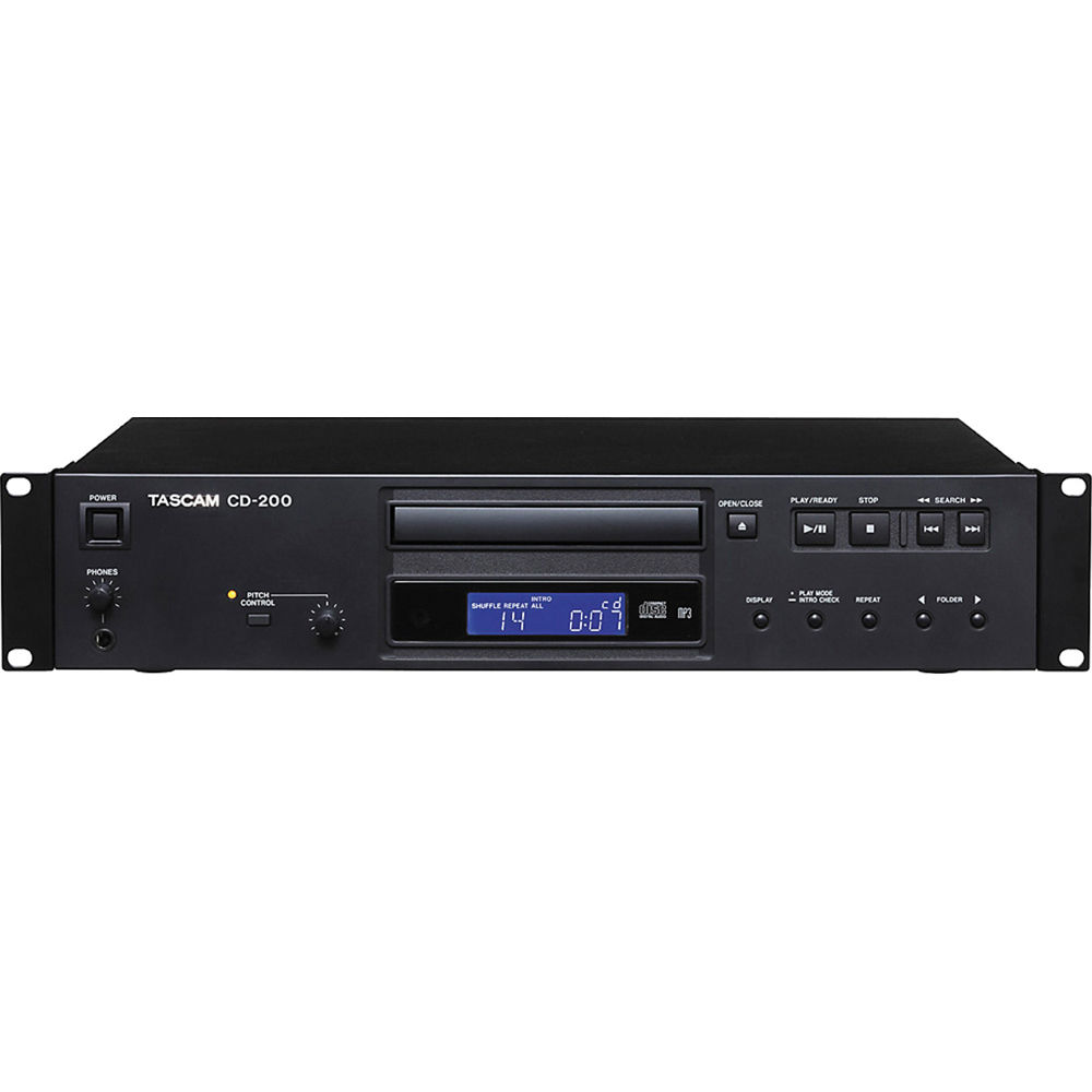 Tascam CD200 - เครื่องเล่น CD Player รองรับ MP3 พร้อมรีโมทไร้สาย รับประกัน 1 ปีเต็ม
