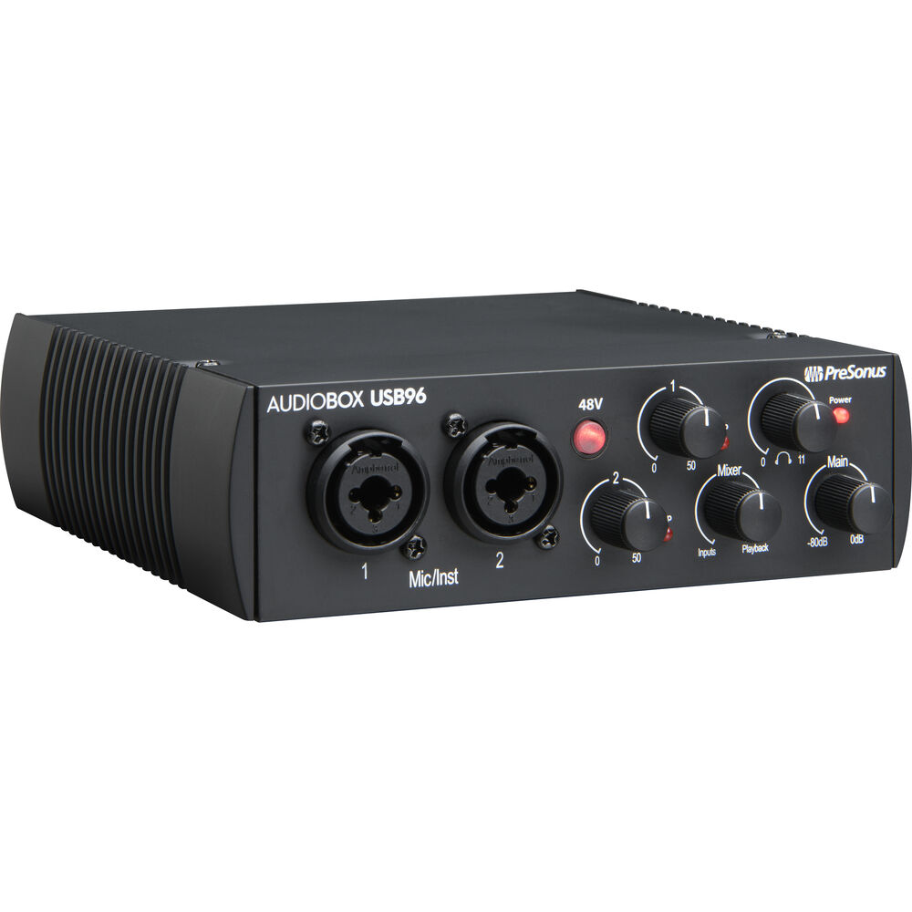 PreSonus AudioBox USB 96 (25th Anniversary) ออดิโออินเตอร์เฟส 2x2, Midi in/Out ฟรีซอฟต์แวร์ /Loops/Samples พร้อมทำเพลง รับประกัน 1 ปี